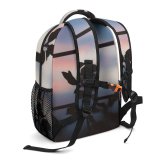 yanfind Children's Backpack  Focus Silhouette Plant Dark Field Leaves Depth Preschool Nursery Travel Bag