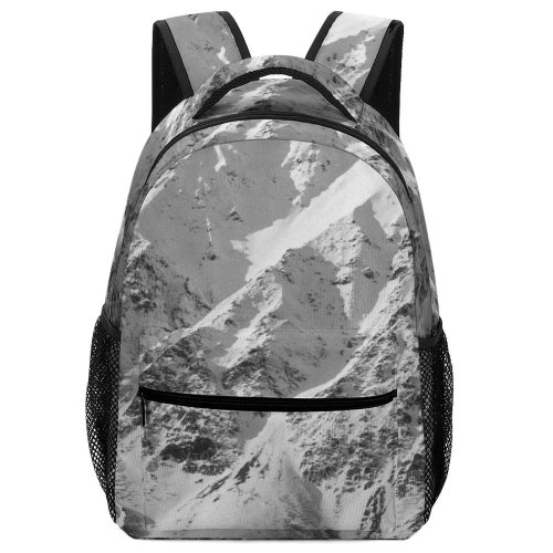 yanfind Children's Backpack Grey  Outdoors Range Peak  Snow Preschool Nursery Travel Bag
