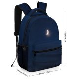 yanfind Children's Backpack Nightfall Outer Magical  Pictures Evening Outdoors Grey Dream Spooky Free Preschool Nursery Travel Bag