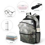 yanfind Children's Backpack Moody Bush  Tree Mist Plant Free Cloudy Misty Jungle Woodland Preschool Nursery Travel Bag
