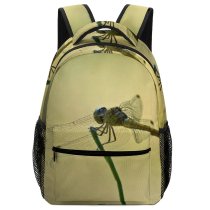 yanfind Children's Backpack Insect Blade Invertebrate Dragonflies Damseflies Damselfly Net Winged Insects Macro Arthropod Preschool Nursery Travel Bag