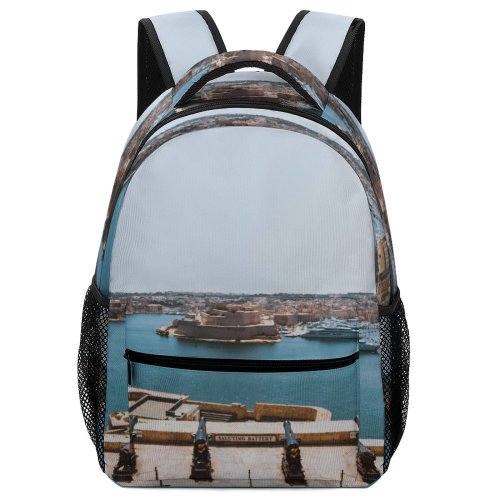 yanfind Children's Backpack Bay Tourist Saluting City Port Destination Daylight Travel Battery Beach Canyon Boat Preschool Nursery Travel Bag