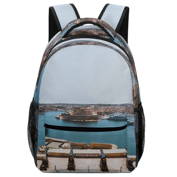 yanfind Children's Backpack Bay Tourist Saluting City Port Destination Daylight Travel Battery Beach Canyon Boat Preschool Nursery Travel Bag