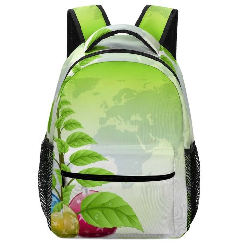 yanfind Children's Backpack Art Christmas Curves Decorations Design Graphics Light Shining Tree Winter Preschool Nursery Travel Bag