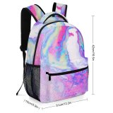 yanfind Children's Backpack Palette Abstract Hue Acrylic Pastel Gouache Cephalopod Stain Shot Brush Creativity Preschool Nursery Travel Bag