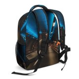 yanfind Children's Backpack Drive Expressway Time Guidance Hurry Movement Downtown Lapse Fast Traffic Travel Preschool Nursery Travel Bag