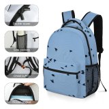 yanfind Children's Backpack Flock Birds  River  Uk Murmuration Cumbria Agelaius Blackbird Preschool Nursery Travel Bag