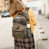 yanfind Children's Backpack Field Grassland Outdoors Countryside Farm Rural Grazing Meadow Pasture Ranch Horse France Preschool Nursery Travel Bag