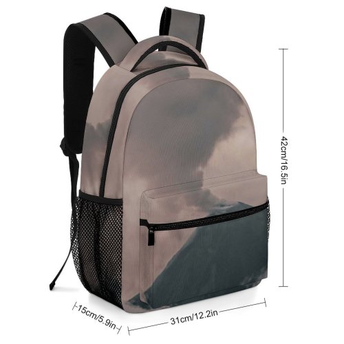 yanfind Children's Backpack Mare Romania Domain Baia Fire Burn Warmth Camping Night Wood Flame Preschool Nursery Travel Bag