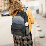 yanfind Children's Backpack Grey Outdoors  Range Lake Peak Adventure Leisure Activities Albania Countryside Reservoir Preschool Nursery Travel Bag