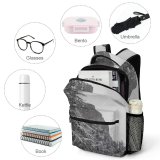 yanfind Children's Backpack D'isère Abies Pine Plant Creative Spruce Pictures Outdoors Grey Tree Val Preschool Nursery Travel Bag