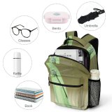 yanfind Children's Backpack Insect Garden Net Winged Insects Dragonflies Damseflies Invertebrate Leaf Macro Preschool Nursery Travel Bag