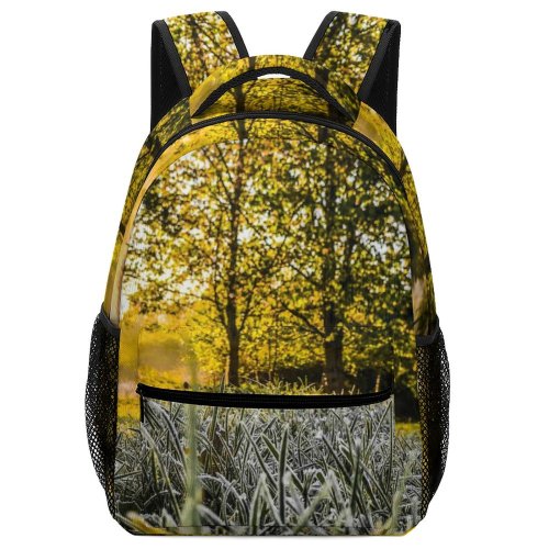 yanfind Children's Backpack Field Grassland Outdoors Countryside Farm Rural Meadow Building Plant Jar Potted Pottery Preschool Nursery Travel Bag