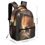 yanfind Children's Backpack  Fur Nostrils Mane Horse Light Nose Portrait Preschool Nursery Travel Bag