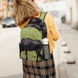 yanfind Children's Backpack Cattle Cow Field Grassland Outdoors Countryside Farm Rural Meadow Pasture Ranch Grazing Preschool Nursery Travel Bag