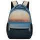 yanfind Children's Backpack Beach Sea Cliffs Cliff Hill Sunset Horizon Sky Ocean Wave Coast Shore Preschool Nursery Travel Bag