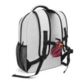 yanfind Children's Backpack Festive Floral Vibrant Plant Design Decor Flamingo Season Simple Isolated Empty Preschool Nursery Travel Bag