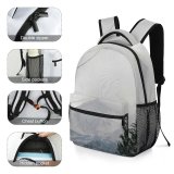 yanfind Children's Backpack Abies Pine Plant Spruce Pictures Outdoors Grey Tree Fir Free Conifer Preschool Nursery Travel Bag