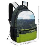 yanfind Children's Backpack Field Grassland Outdoors Countryside Grass Plant Farm Rural Meadow Norheimsund Norvège Pasture Preschool Nursery Travel Bag