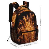yanfind Children's Backpack Fireworks Night Party Year Event Fte Year's Eve Midnight Sky Fire Darkness Preschool Nursery Travel Bag