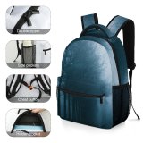 yanfind Children's Backpack Fog Mist Outdoors Croatia Tree Path Dark Misty Light Mood Moody Foggy Preschool Nursery Travel Bag