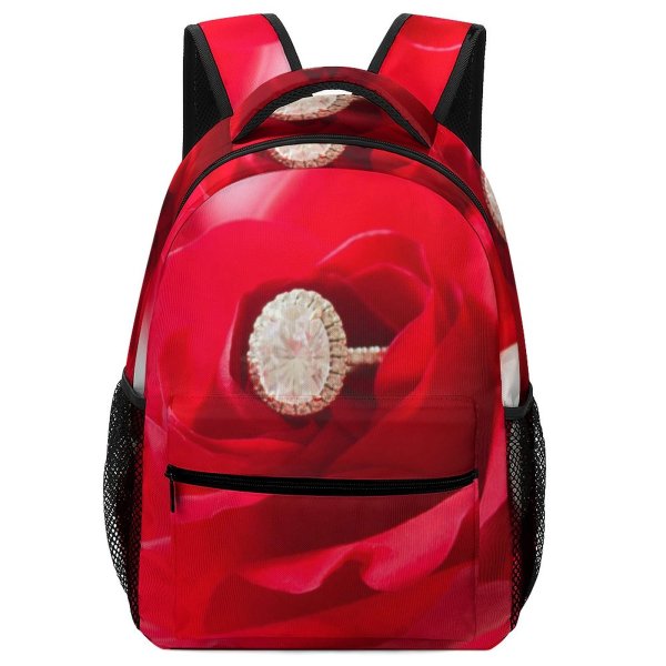 yanfind Children's Backpack  Flower Plant Rose Accessories Accessory Jewelry  Gemstone Ring Stock Preschool Nursery Travel Bag