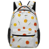 yanfind Children's Backpack For Slices Flatlay Design Oranges Thumbnail Fruit Round Styling Grapefruit Citrus Art Preschool Nursery Travel Bag