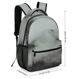 yanfind Children's Backpack Grey Fog Outdoors Tara Mist Mokra Gora Landscape Spring   Moody Preschool Nursery Travel Bag