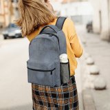 yanfind Children's Backpack Flower Plant HQ Flora Rose  Floral Texture Ornament Embroidery Grey Foliage Preschool Nursery Travel Bag
