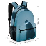 yanfind Children's Backpack  Light Fog Outdoors Silhouette  Dark Snow Winter Glasses Blending Preschool Nursery Travel Bag