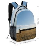 yanfind Children's Backpack Field Grassland Outdoors Countryside Farm Rural Meadow Plant Land Grass Pasture Vegetation Preschool Nursery Travel Bag