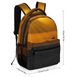yanfind Children's Backpack Airport Sunset Landscape Evening Sunrays Travel Landing Beach  Silhouetted Outdoors Flying Preschool Nursery Travel Bag