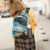 yanfind Children's Backpack Moody Golden Saipan Creek Point Islands  Ocean Rocky  Mariana Preschool Nursery Travel Bag