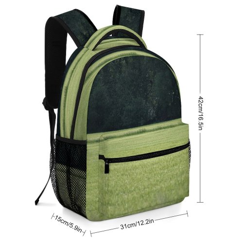 yanfind Children's Backpack Grass Plant Field Land Outdoors Vegetation Lawn Forest Tree Woodland Public Domain Preschool Nursery Travel Bag