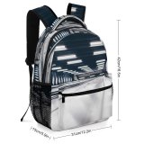 yanfind Children's Backpack  Railroad Lights Electricity Subway  Urban  Railway System Tunnel Platform Preschool Nursery Travel Bag