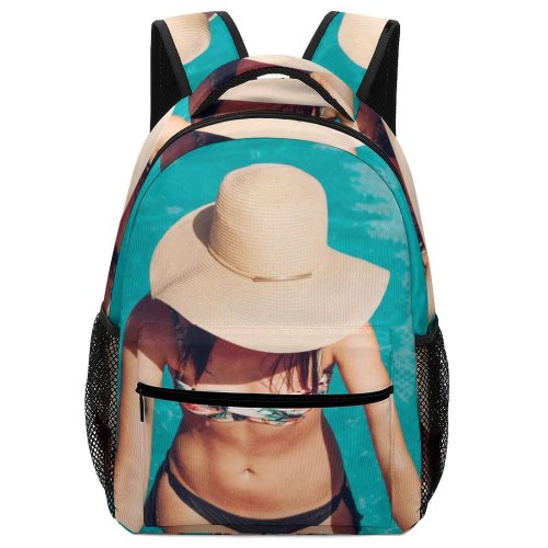 yanfind Children's Backpack Girl Swimsuit Bronzing Vacation Poolside Sexy Bikini Daylight Travel Dug Leisure Beach Preschool Nursery Travel Bag