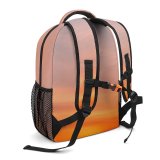 yanfind Children's Backpack Golden Scenery Clouds Sunset Sight Peaceful Sunrise Tranquil Outdoors Hour Scenic Preschool Nursery Travel Bag