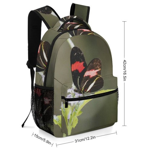 yanfind Children's Backpack Butterfly Insect Invertebrate Plant Birds  Flower Preschool Nursery Travel Bag