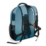 yanfind Children's Backpack  Light Fog Outdoors Silhouette  Dark Snow Winter Glasses Blending Preschool Nursery Travel Bag