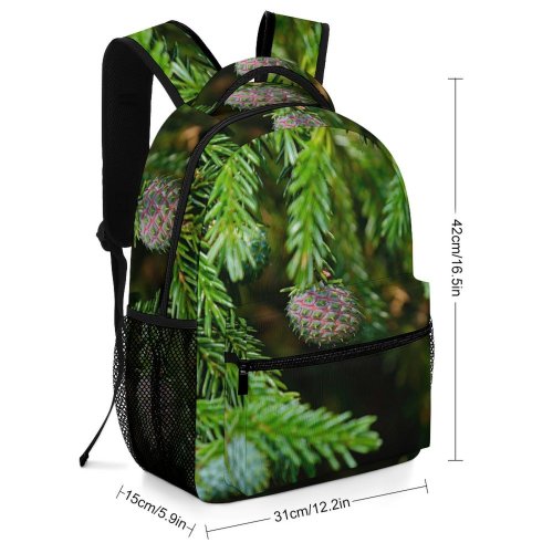 yanfind Children's Backpack Abies Pine Images Conifer Haren Plant Pictures Fir Larch Tree Free Spruce Preschool Nursery Travel Bag