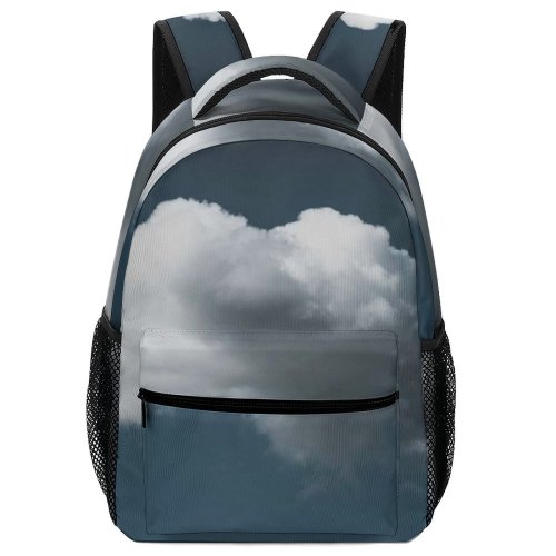 yanfind Children's Backpack Atmosphere Skyscape Sky Puffy Downy  Outdoors Cloud Cloudscape Fluffy Preschool Nursery Travel Bag