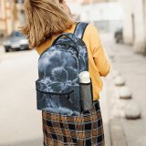 yanfind Children's Backpack  Focus Frozen Winter Plant Branch Season Icee Wood Daylight Snow Flakes Preschool Nursery Travel Bag