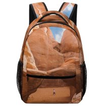 yanfind Children's Backpack Adventure Desert Sand Utah  Arizona Dry Rock Geology Arid Preschool Nursery Travel Bag