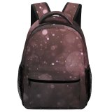 yanfind Children's Backpack  Focus Dark Insubstantial Glitter Sparkle Abstract Art Bokeh Texture Glisten Preschool Nursery Travel Bag
