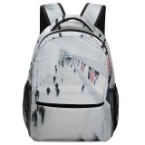 yanfind Children's Backpack  Tall Design Structure Light Hallway Building Urban Architecture High  Ceiling Preschool Nursery Travel Bag