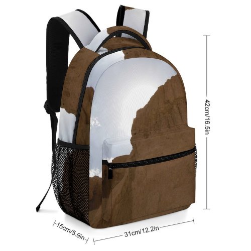 yanfind Children's Backpack Desert Sand Dune Majave Geology Cliff Ridge Photographer Climbing Hiking Formation Preschool Nursery Travel Bag