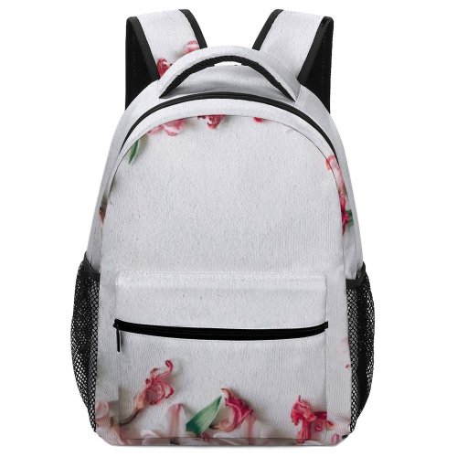 yanfind Children's Backpack Flora Delicate Decoration Flowers Wreath Still Arrangement Flower Preschool Nursery Travel Bag