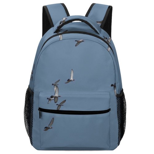 yanfind Children's Backpack Pigeons Pigeon Flying Birds Bird Isolated Homing Migration Flock Sky Seabird Preschool Nursery Travel Bag
