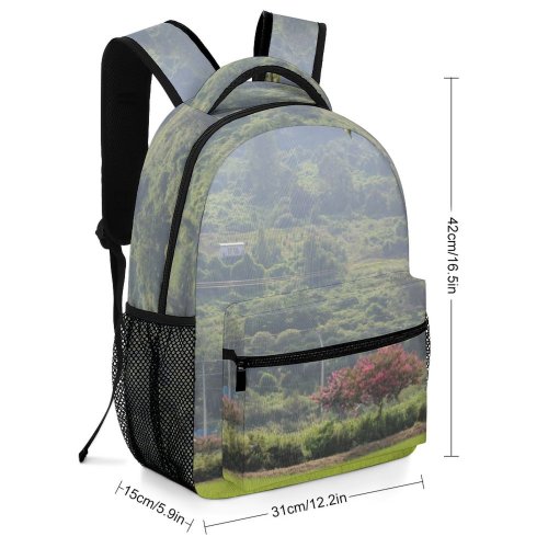yanfind Children's Backpack 화순읍 Wallpapers Field Grassland Countryside Outdoors Paddy Hwasun Grey Creative Images 화순군 Preschool Nursery Travel Bag