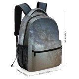 yanfind Children's Backpack Dark Exploration Shiny Science Milky Space Light Nebula Galaxy Nightsky Heavens Speckled Preschool Nursery Travel Bag